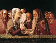 BELLINI, Giovanni Presentation at the Temple  yrfuy France oil painting artist